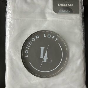 London Loft 4 Piece King Sheet Set